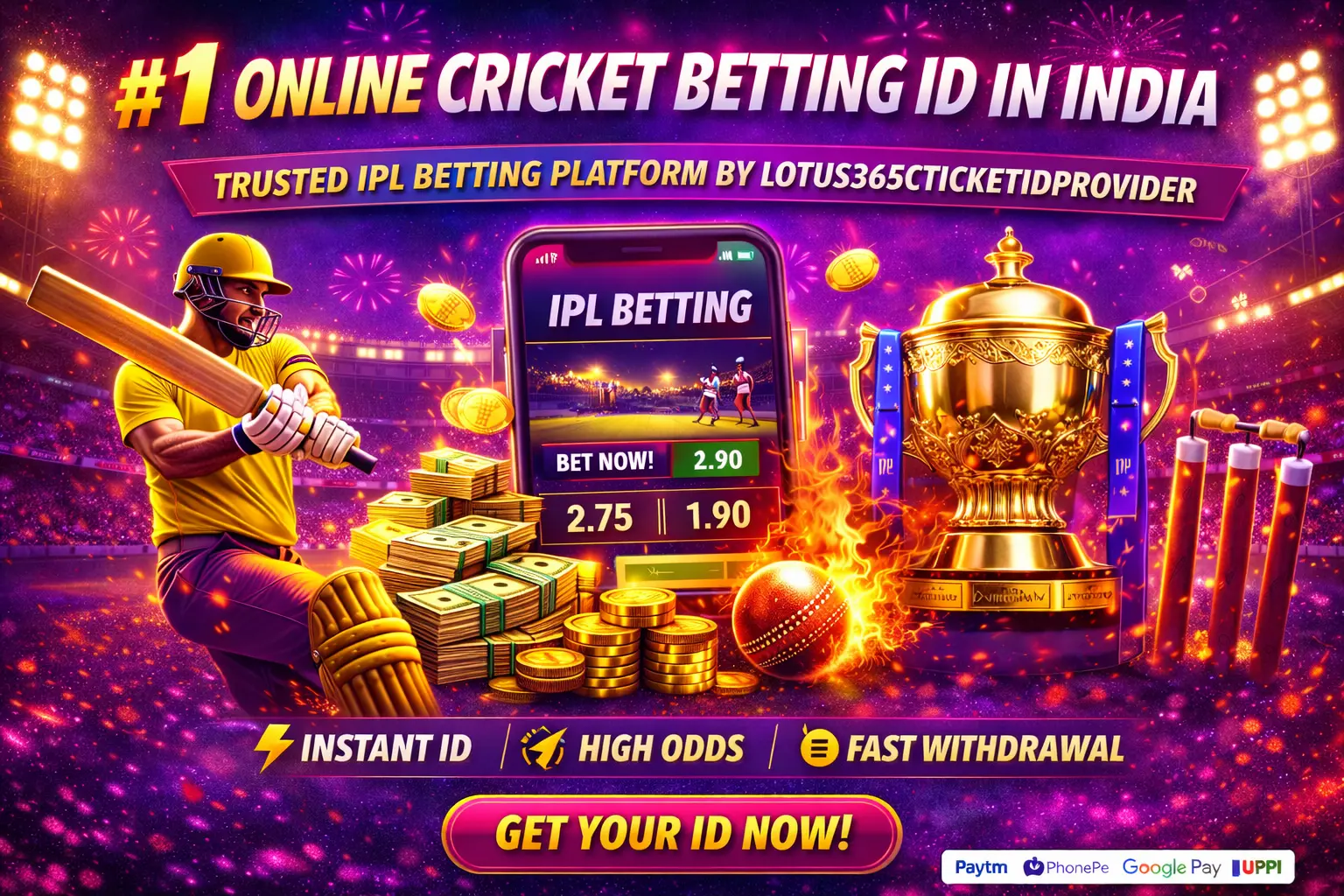 online cricket betting id 