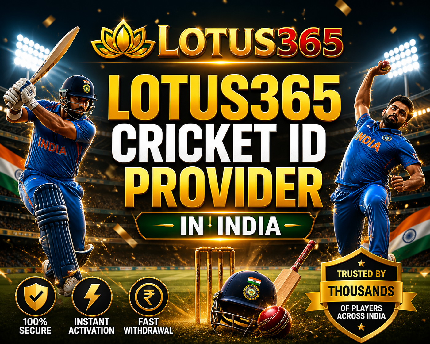 lotus365 cricket id provider in india