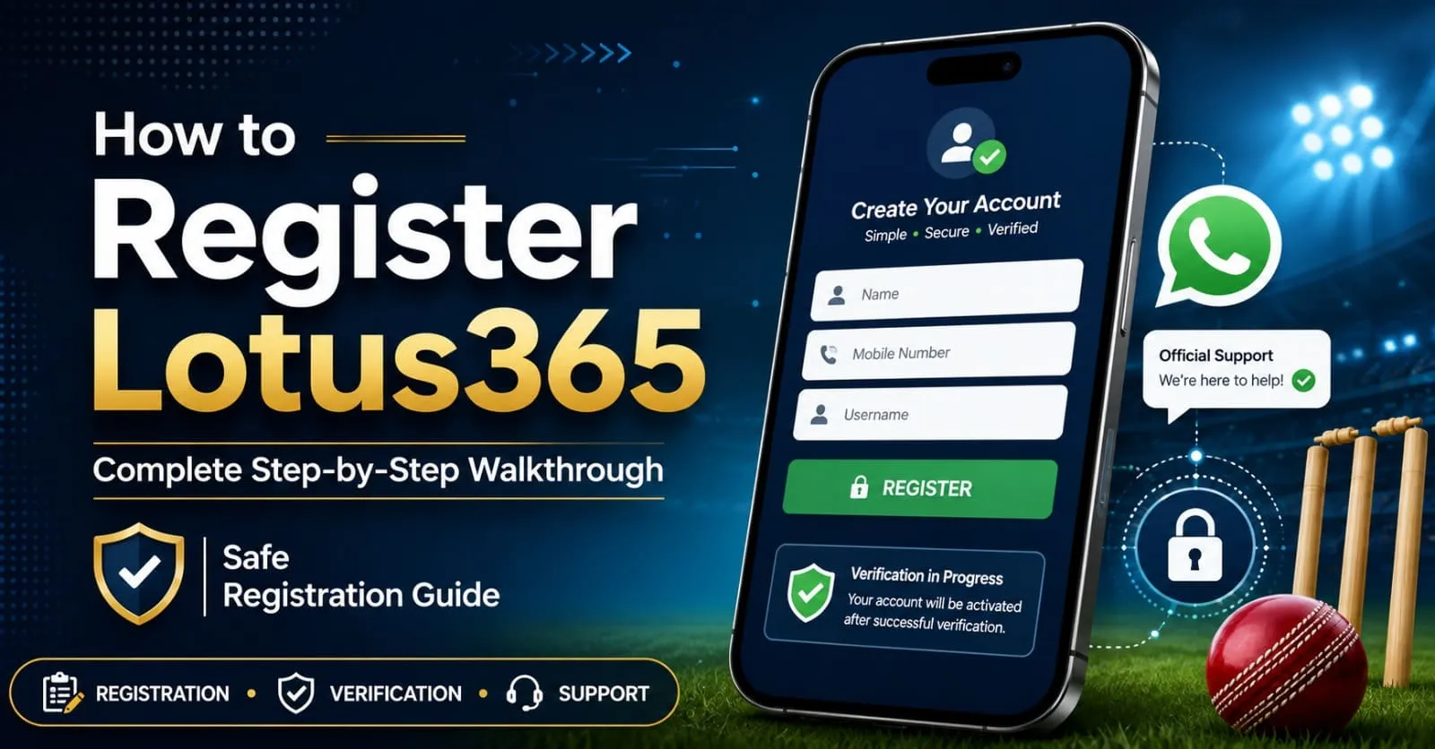 How to Register Lotus365: Complete Walk through