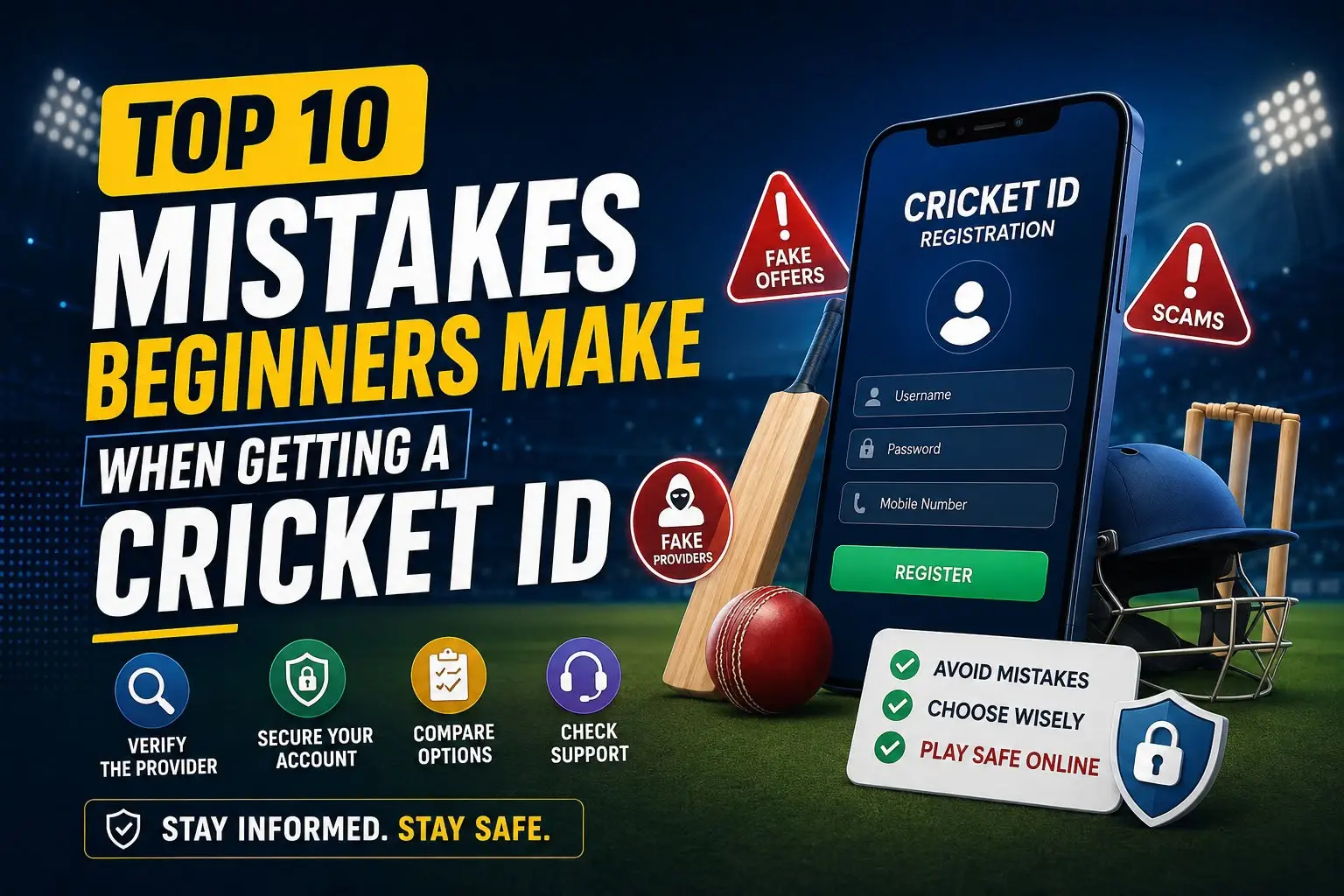 Top 10 Mistakes Beginners Make When Getting a Cricket ID