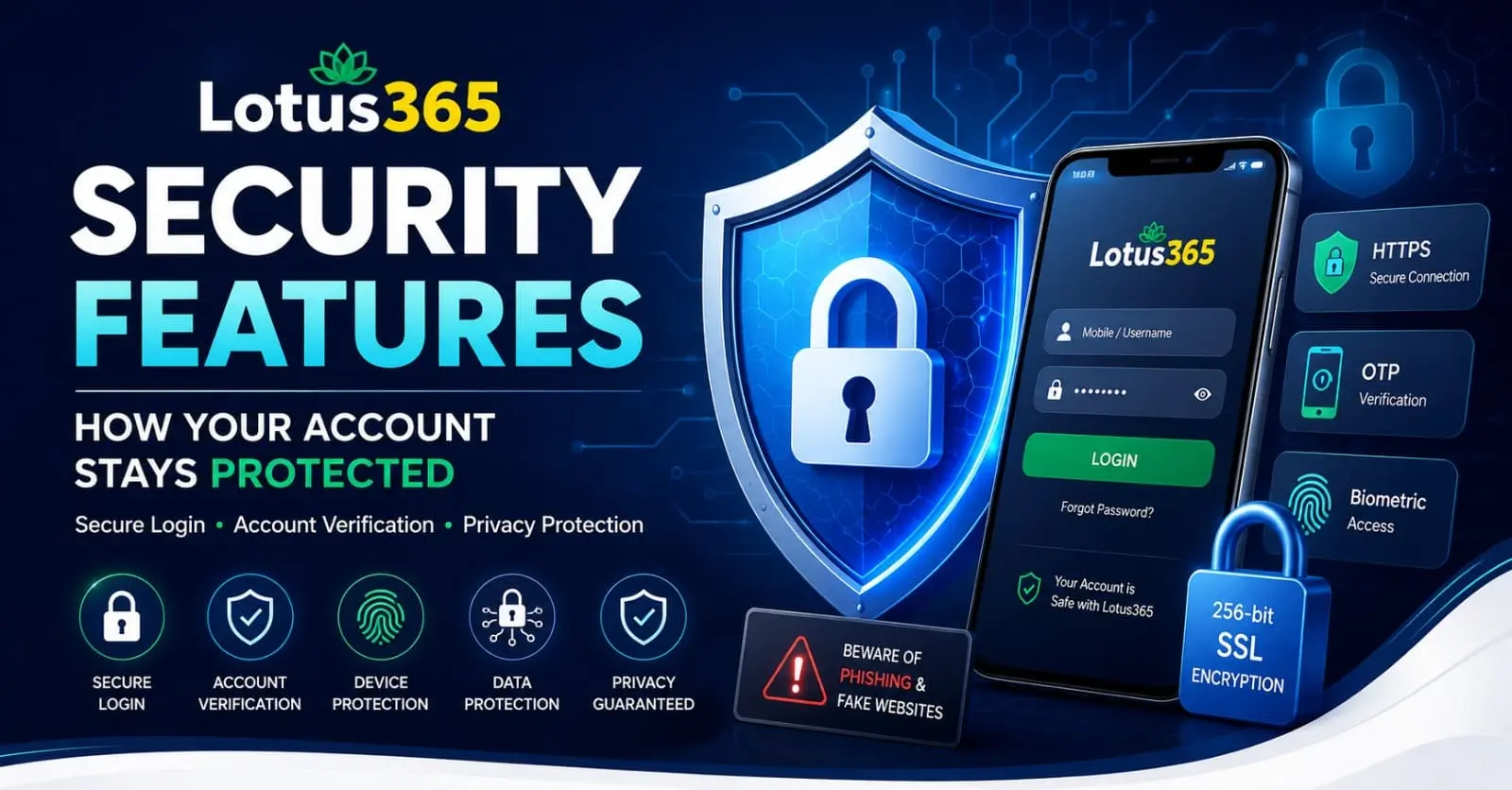 Lotus365 Security Features — How Your Account Stays Protected