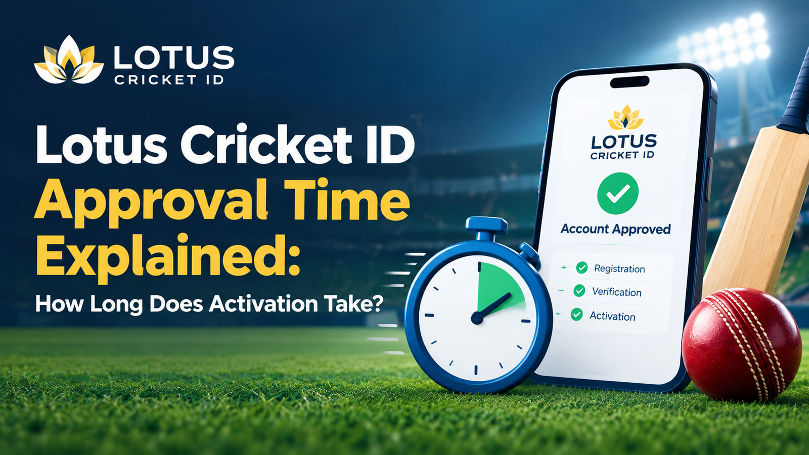 Lotus Cricket ID approval time
